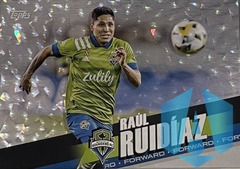 2022 Topps MLS Icy Foil #184 Raul Ruidiaz Seattle Sounders